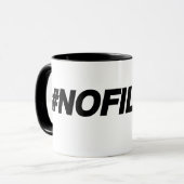 Mug Aucun filtre Hastag (Devant gauche)