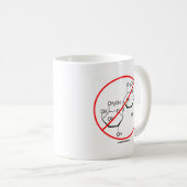 Mug Aucun lactose (intolérance au lactose) (Devant droit)