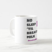 Mug Aucun lait maternel de Til de sommeil (Devant gauche)