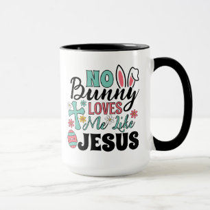 Mug Aucun lapin ne m'aime comme Jésus Café