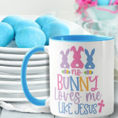 Mug Aucun Lapin Ne M'Aime Comme Jésus Pâques Chrétienn