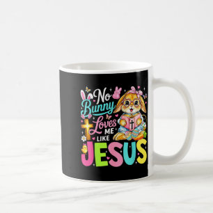 Mug Aucun lapin ne m'aime comme Jésus Pâques Reli chré