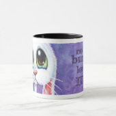 Mug Aucun lapin ne m'aime - lapin triste mignon (Centre)