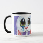 Mug Aucun lapin ne m'aime - lapin triste mignon (Gauche)