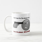 Mug Aucun logo d'émoticône d'espoir (Gauche)