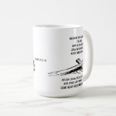 Mug Aucun mal ne viendra à toi Psaume 91 (Devant droit)