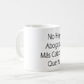 Mug Aucun MAS Cabrona Que Yo d'Abogada de foin (Devant gauche)