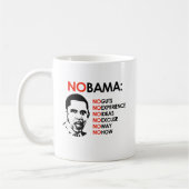 MUG AUCUN OBAMA, AUCUNE MANIÈRE (Gauche)