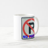 Mug Aucun pipi (Devant droit)