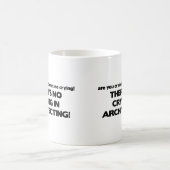 Mug Aucun pleurer dans Architecting (Centre)