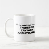 Mug Aucun pleurer dans Architecting (Gauche)