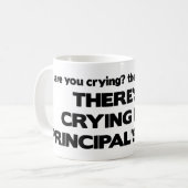 Mug Aucun pleurer dans le bureau du principal (Devant gauche)