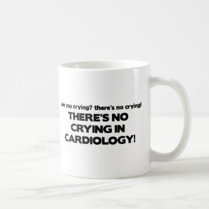 Mug Aucun pleurer en cardiologie