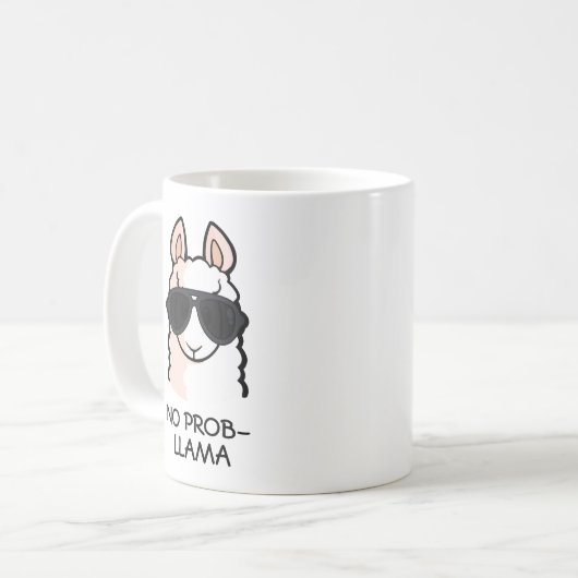 Mug Aucun Prob-Lama (Devant gauche)