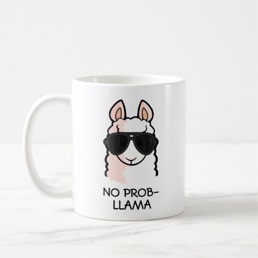 Mug Aucun Prob-Lama (Gauche)