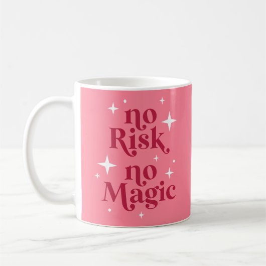 Mug Aucun risque Aucun rose magique (Gauche)