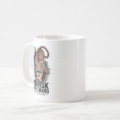 Mug Aucun risque Aucun tigre de récompense (Devant gauche)
