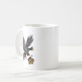 Mug Aucun roi Déclaration subtile de protestation poli (Devant gauche)
