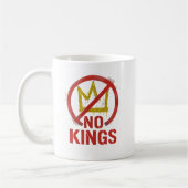 Mug Aucun roi en Amérique contre Trump (Gauche)