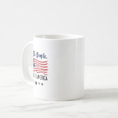 Mug Aucun Rois En Amérique Nous Le Peuple (Devant gauche)
