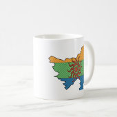 Mug Aucun sang américain pour l'huile d'Atropian ! (Devant droit)