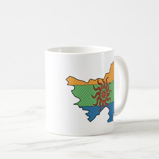 Mug Aucun sang américain pour l'huile d'Atropian ! (Devant droit)