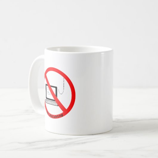 Mug Aucun signe d'hameçonnage (Devant gauche)