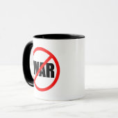 Mug Aucun symbole de guerre (Devant gauche)