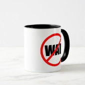 Mug Aucun symbole de guerre (Devant droit)