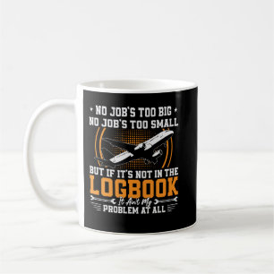 Mug Aucun travail n'est trop grand Amour des avions Av