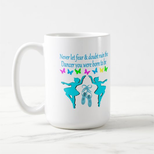 MUG AUCUNE BALLERINE DE FOI DE CRAINTE JUSTE (Gauche)