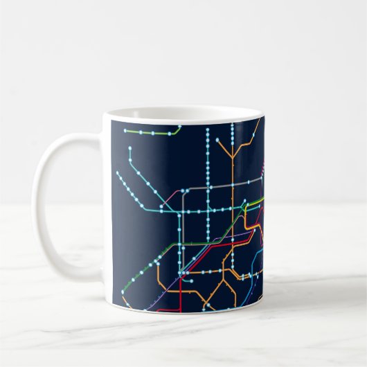 Mug Aucune carte de transport de nom (Gauche)