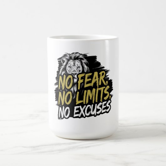 Mug Aucune Crainte Aucune Limite Aucun Excuses (Centre)