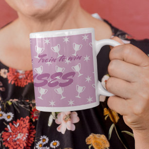 Mug Aucune excuse texte personnalisé sport trophée mot