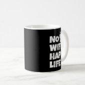 Mug Aucune Femme Bonne Vie Femme Mariage Mariage Maria (Devant droit)