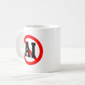 Mug Aucune IA (Devant gauche)