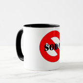 MUG AUCUNE SOUDE (Devant gauche)