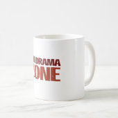 Mug Aucune zone de drame (Devant droit)