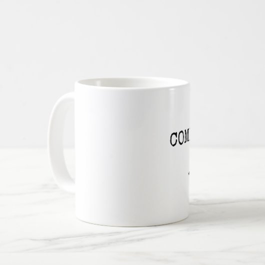 MUG AUCUNE ZONE DE PLAINTE (Devant gauche)