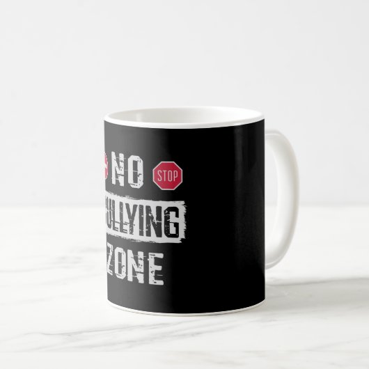 Mug Aucune zone d'intimidation (Devant droit)