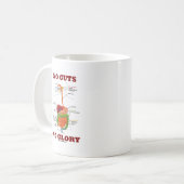 Mug Aucunes entrailles aucune gloire (humour (Devant gauche)
