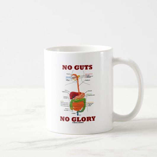 Mug Aucunes entrailles aucune gloire (humour (Droite)