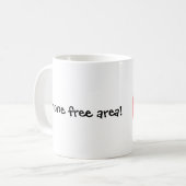 Mug Aucuns téléphones ! (Devant gauche)