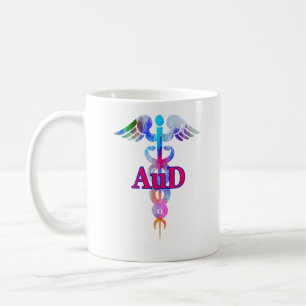Mug AuD Caduceus Audiologie Audition Docteur Audiologi