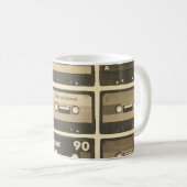 Mug Audio Cassette, Retro Poster Hip-Hop. (Devant droit)