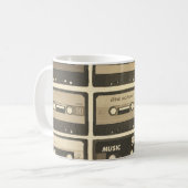 Mug Audio Cassette, Retro Poster Hip-Hop. (Devant gauche)