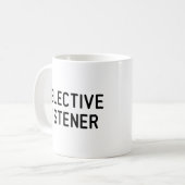 Mug Auditeur sélectif (Devant gauche)