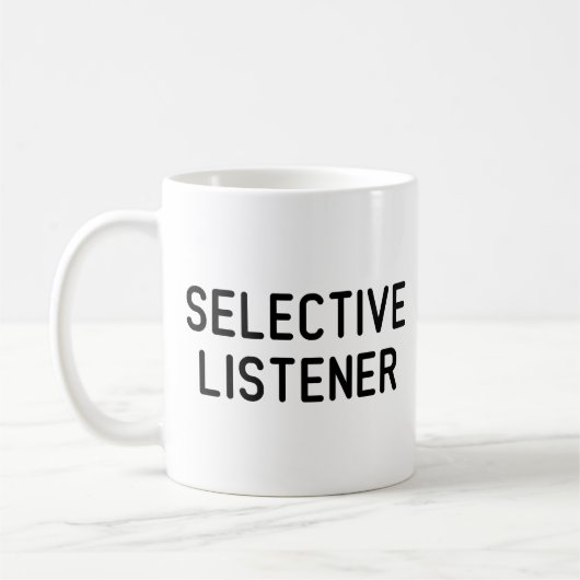 Mug Auditeur sélectif (Gauche)