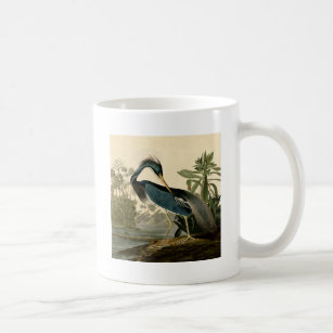 Mug Audubon Louisiana Heron Birds America Art
