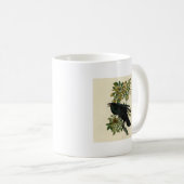 Mug Audubon Raven Oiseau classique (Devant droit)
